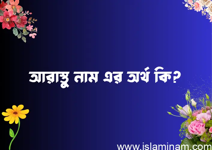 আরাস্তু নামের অর্থ কি? (ব্যাখ্যা ও বিশ্লেষণ) জানুন