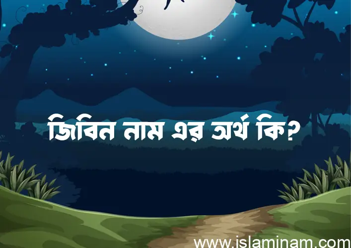 জিবিন নামের আর্থ কি?