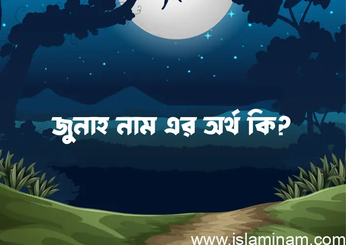 জুনাহ নামের আর্থ কি?