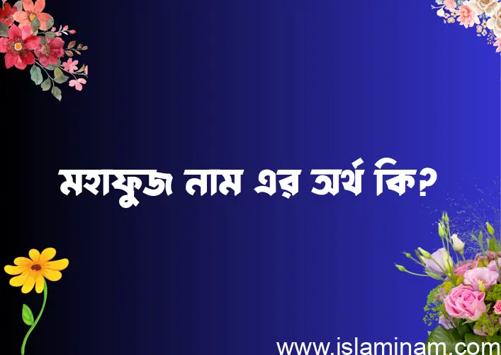 মহাফুজ নামের অর্থ কি? মহাফুজ নামের ইসলামিক অর্থ এবং বিস্তারিত তথ্য সমূহ