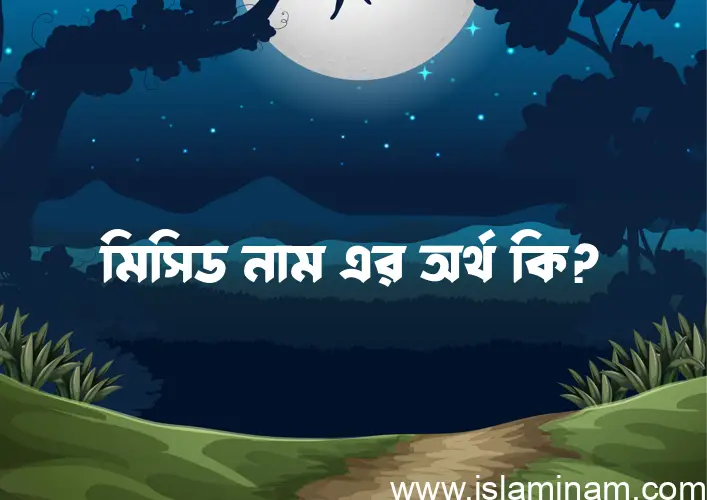 মিসিড নামের আর্থ কি?