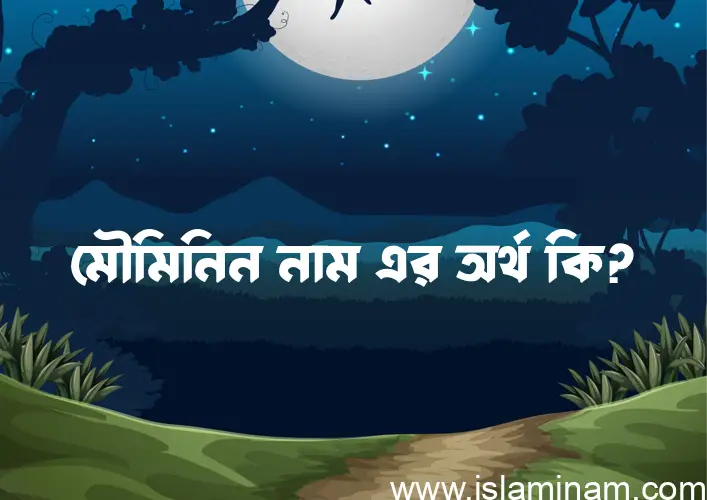 মৌমিনিন নামের অর্থ কি? মৌমিনিন নামের বাংলা, আরবি/ইসলামিক অর্থসমূহ