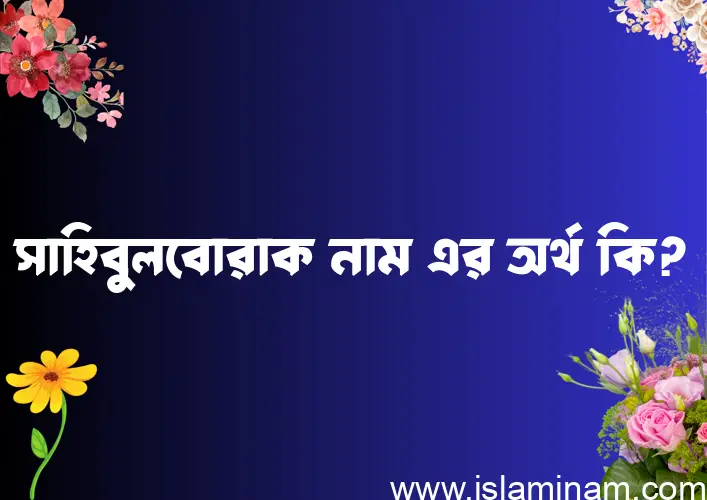 সাহিবুলবোরাক নামের অর্থ কি? ইসলামিক আরবি বাংলা অর্থ